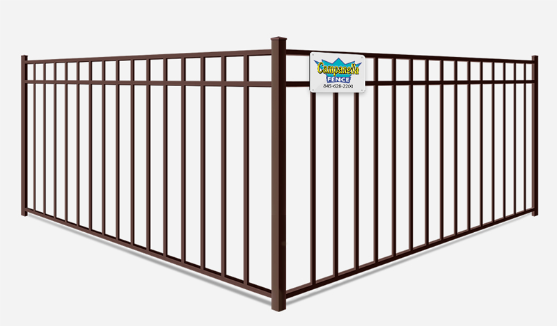 Aluminum fence - 3-Rail Pool Fence  54 inch tall style