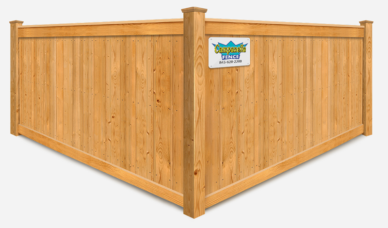 wood fence company in Putnam County & Westchester County, NY - Cedar tongue and groove style