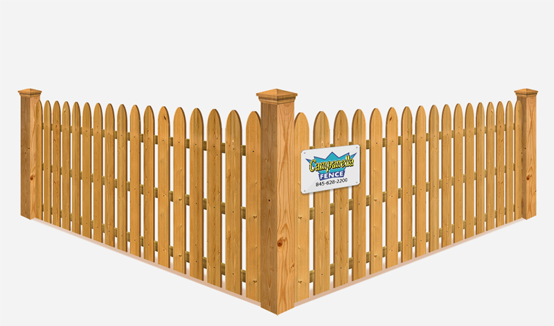 wood fence company in Putnam County & Westchester County, NY - White Cedar Spaced Picket style