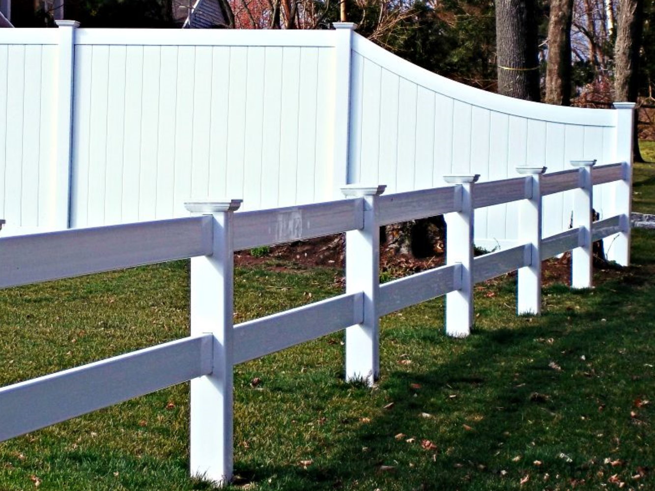 Nyack New York vinyl privacy fencing