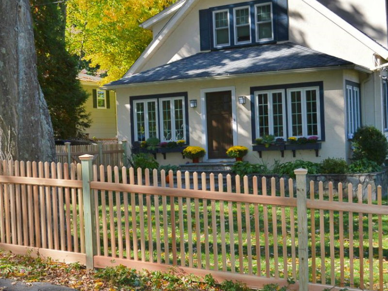 wood fence Somers New York